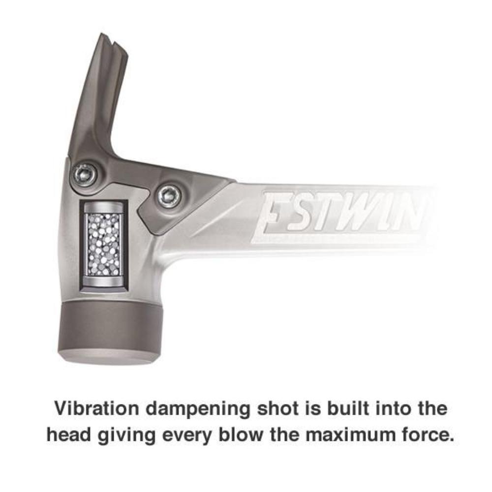 Load image into Gallery viewer, ESTWING 14oz Milled Face AL-PRO BLUE Hammer - SHOCK REDUCTION GRIP - ALBLM