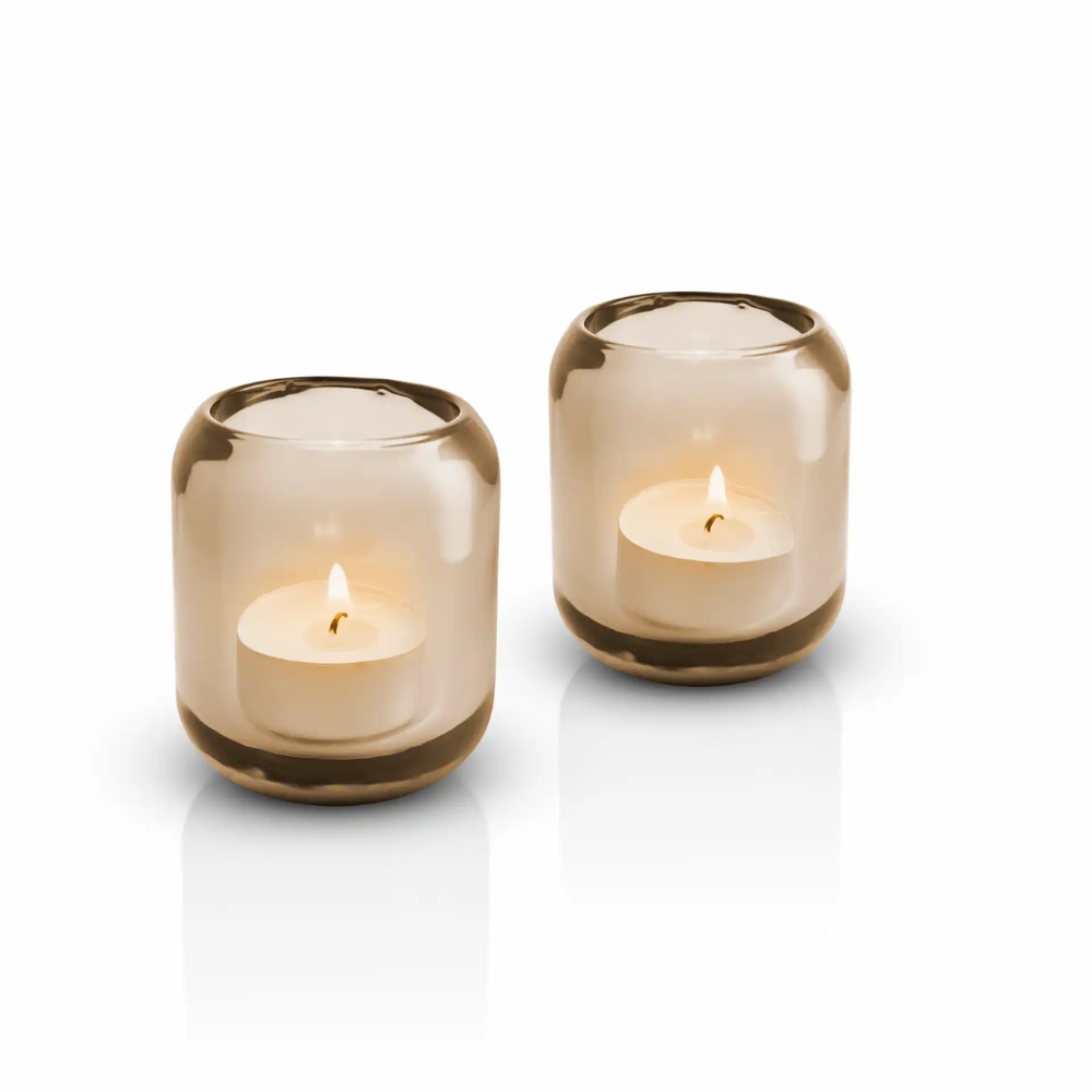 Load image into Gallery viewer, EVA SOLO Acorn Tealight Holder Set of 2 - Hazel Brown **Limited Stock**
