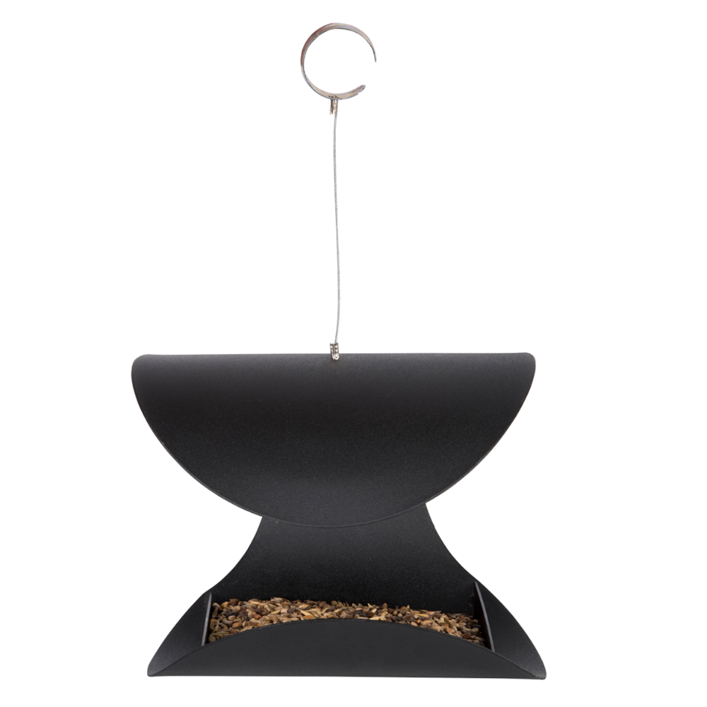 Load image into Gallery viewer, ESSCHERT DESIGN Hanging Bird Table Black - Large **Limited Stock**