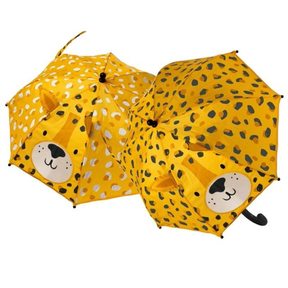 FLOSS & ROCK UK Colour Changing Umbrella 3D - Leopard