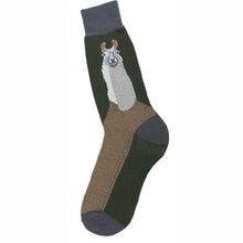 Load image into Gallery viewer, FOOT TRAFFIC Men&#39;s Socks - Llama