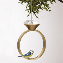 Load image into Gallery viewer, GARDEN GLORY Diamond Ring Bird Feeder
