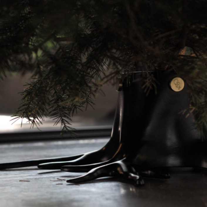 GARDEN GLORY Christmas Tree Stand " The Root" - Matte Black