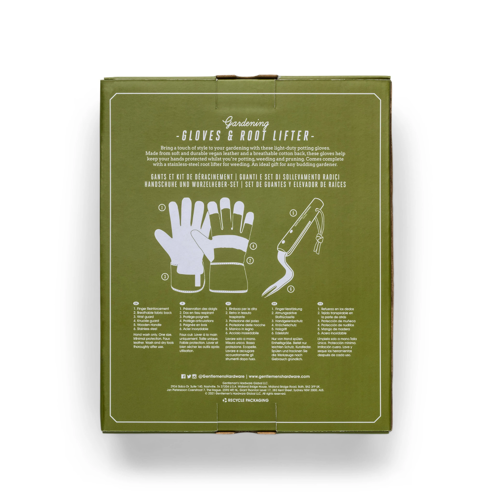 Load image into Gallery viewer, GENTLEMENS HARDWARE Garden Gloves & Root Lifter