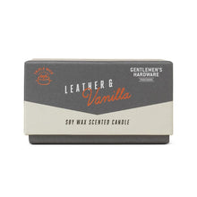 Load image into Gallery viewer, GENTLEMENS HARDWARE Soy Wax Candle - Leather &amp; Vanilla