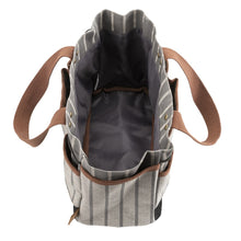 Load image into Gallery viewer, SOPHIE CONRAN Tool Bag - Ticking Stripe Grey