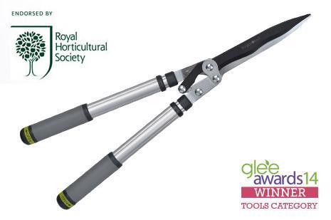 Load image into Gallery viewer, BURGON & BALL Telescopic Wavy Edged Garden Hedge Shear