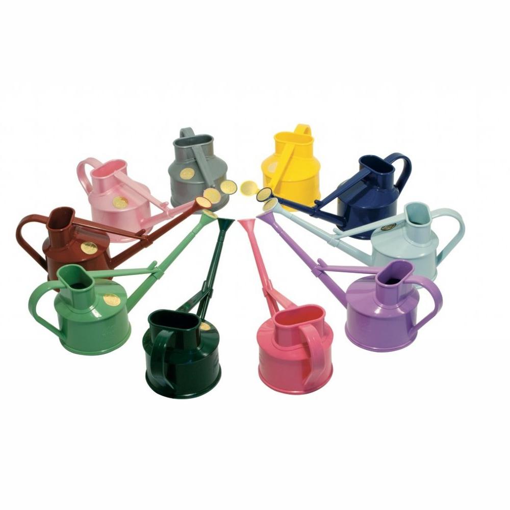 Load image into Gallery viewer, HAWS 'The Langley Sprinkler Buttercup Yellow' Plastic Watering Can - One Pint