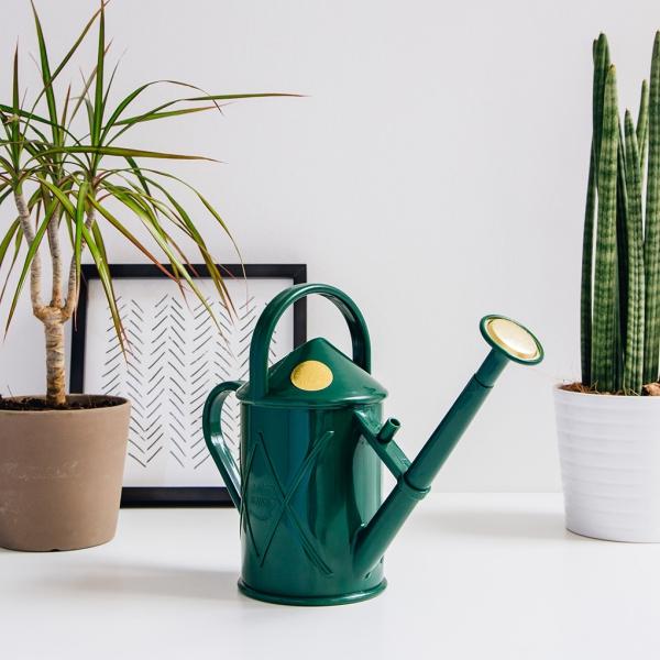 HAWS  'The Bartley Burbler'  1 Litre Heritage Plastic Plant Watering Can - British Racing Green