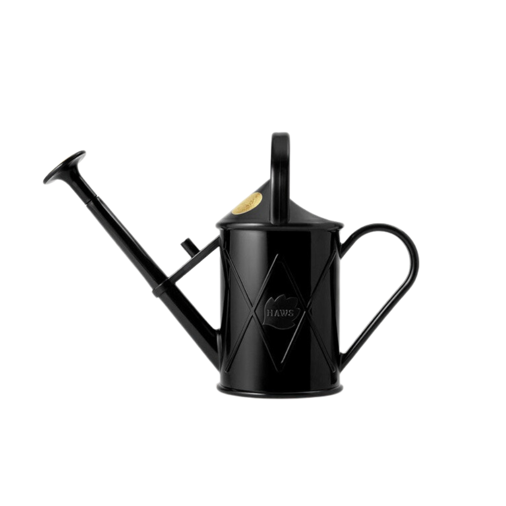 HAWS 'The Bartley Burbler'  1 Litre Heritage Plastic Plant Watering Can - Black