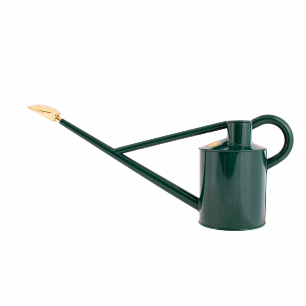 Load image into Gallery viewer, HAWS 'The Warley Fall Green' Metal Original Long Reach Watering Can - One Gallon (4.5L)