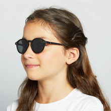 Load image into Gallery viewer, IZIPIZI PARIS Sun Junior Kids STYLE #D Sunglasses - Black (3-10 YEARS)
