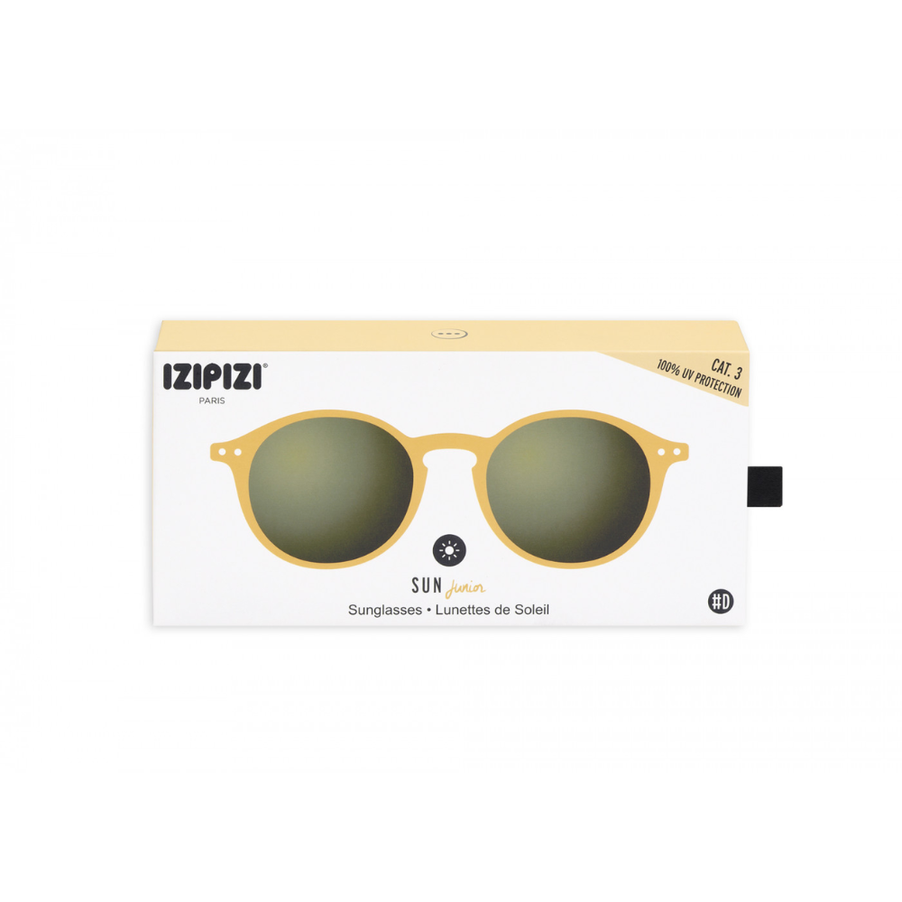 Load image into Gallery viewer, IZIPIZI PARIS Sun Junior - STYLE #D Sunglasses - Yellow Honey (5-10 YEARS) **CLEARANCE**