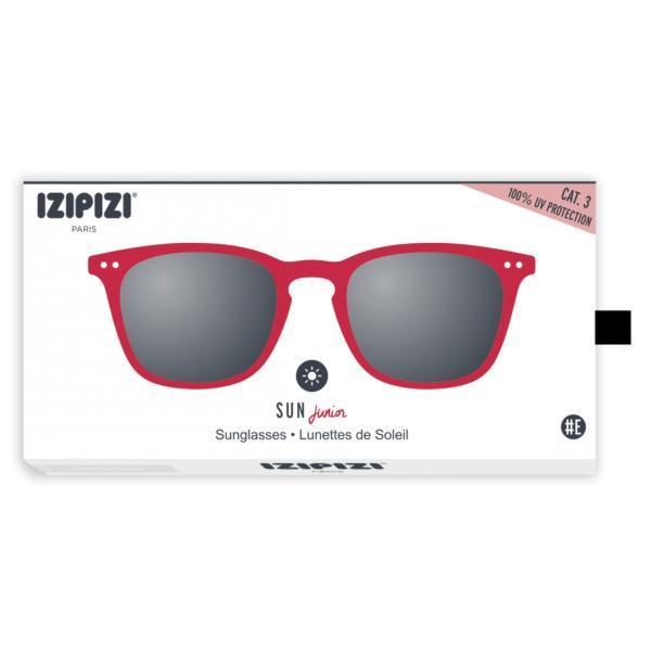 Load image into Gallery viewer, IZIPIZI PARIS Sun Junior Kids STYLE #E Sunglasses - Red (5-10 YEARS) **CLEARANCE**