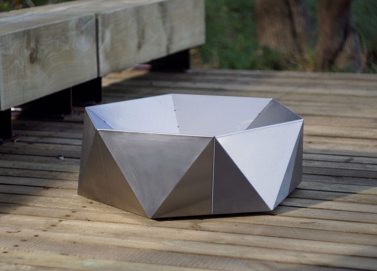 Load image into Gallery viewer, ALFRED RIESS Sesiakampis Stainless Steel Fire Pit **Limited Stock**