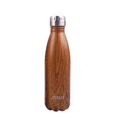 Load image into Gallery viewer, OASIS Drink Bottle 500ml Stainless Insulated - Teak **CLEARANCE**