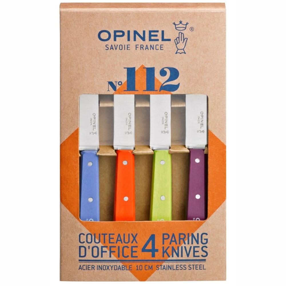 Load image into Gallery viewer, OPINEL Essentials N112 Paring Knife Four Piece Set - (Sweet-Pop Colours) OP01381