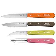 Load image into Gallery viewer, OPINEL Essentials 4 piece Kitchen / Knife Set - Colours (Fifties)