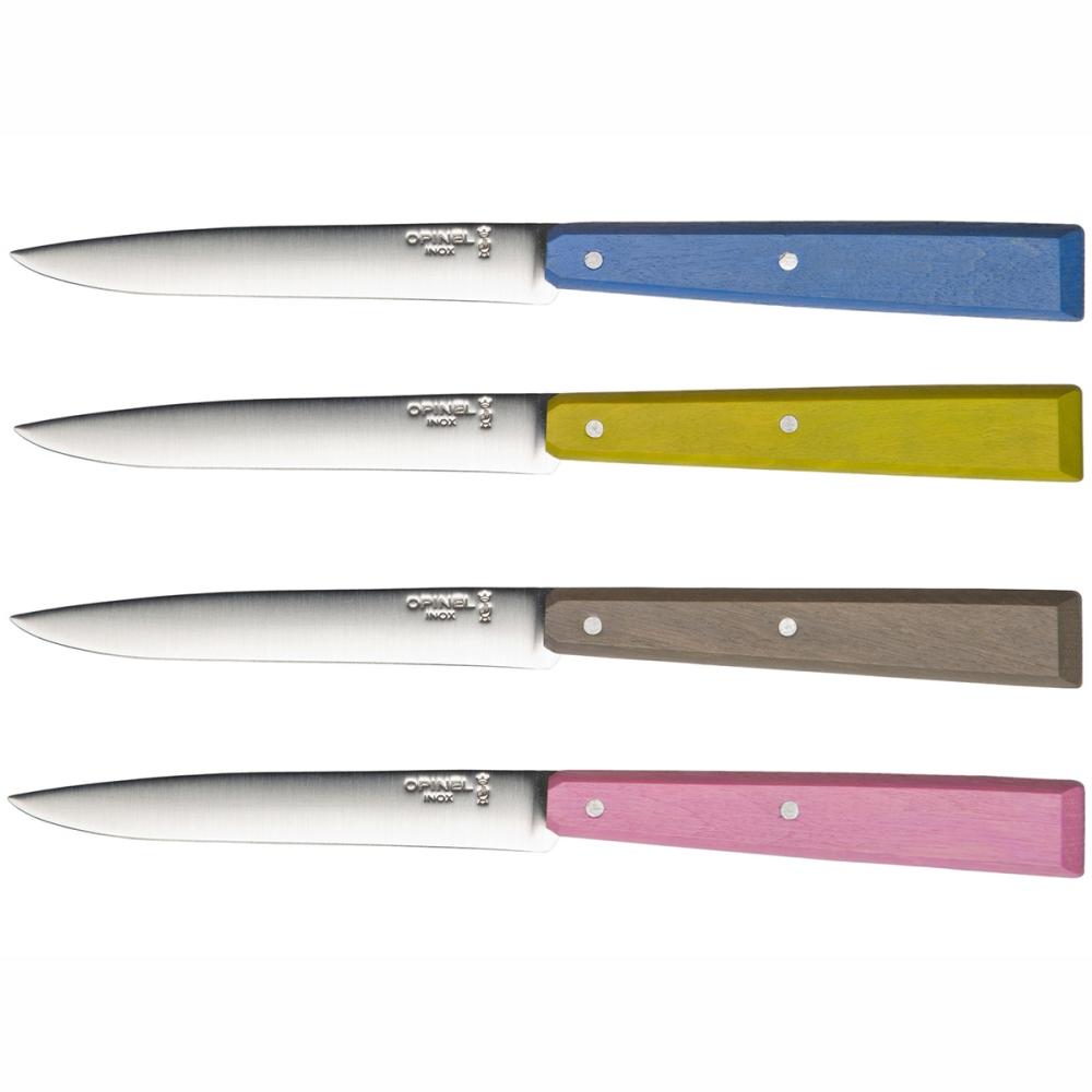 Load image into Gallery viewer, OPINEL N125 'Bon Appetit' Table Knife 4 Piece Set (Champagne)