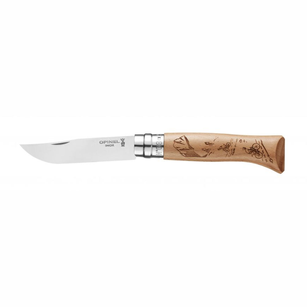 Load image into Gallery viewer, OPINEL N8 Folding Engraved - Cyclist