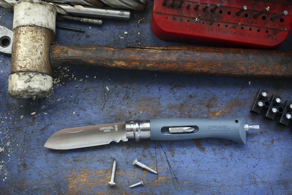 Load image into Gallery viewer, OPINEL N9 DIY Folding Knife - Grey