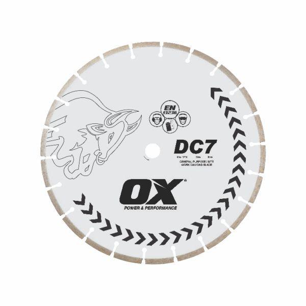 OX Standard DC7 Concrete General Purpose Segmented Diamond Blade - 5