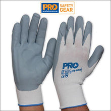 Load image into Gallery viewer, PROCHOICE Nitrile Foam Coated Gloves on Nylon LiteGrip NNF - Pair