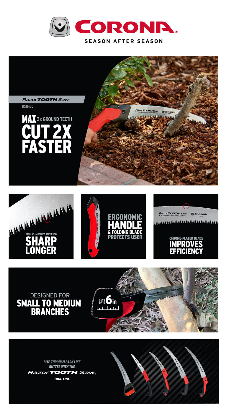 Load image into Gallery viewer, CORONA RazorTOOTH SAW Folding Saw - 10 inch
