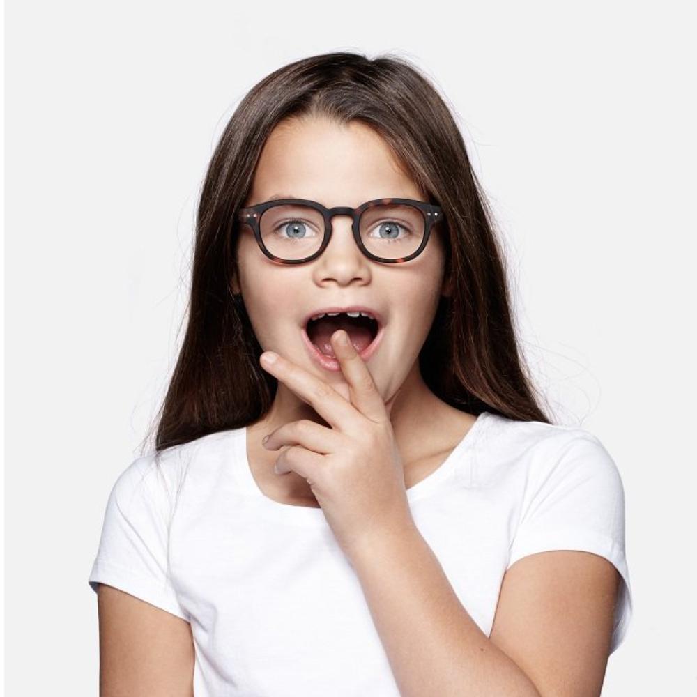 Load image into Gallery viewer, IZIPIZI PARIS SCREEN Glasses Junior Kids STYLE #C - Tortoise (3-10 YEARS) **CLEARANCE**