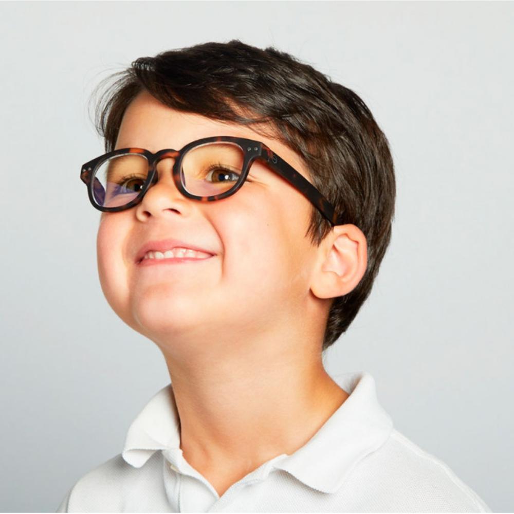 Load image into Gallery viewer, IZIPIZI PARIS SCREEN Glasses Junior Kids STYLE #C - Tortoise (3-10 YEARS) **CLEARANCE**