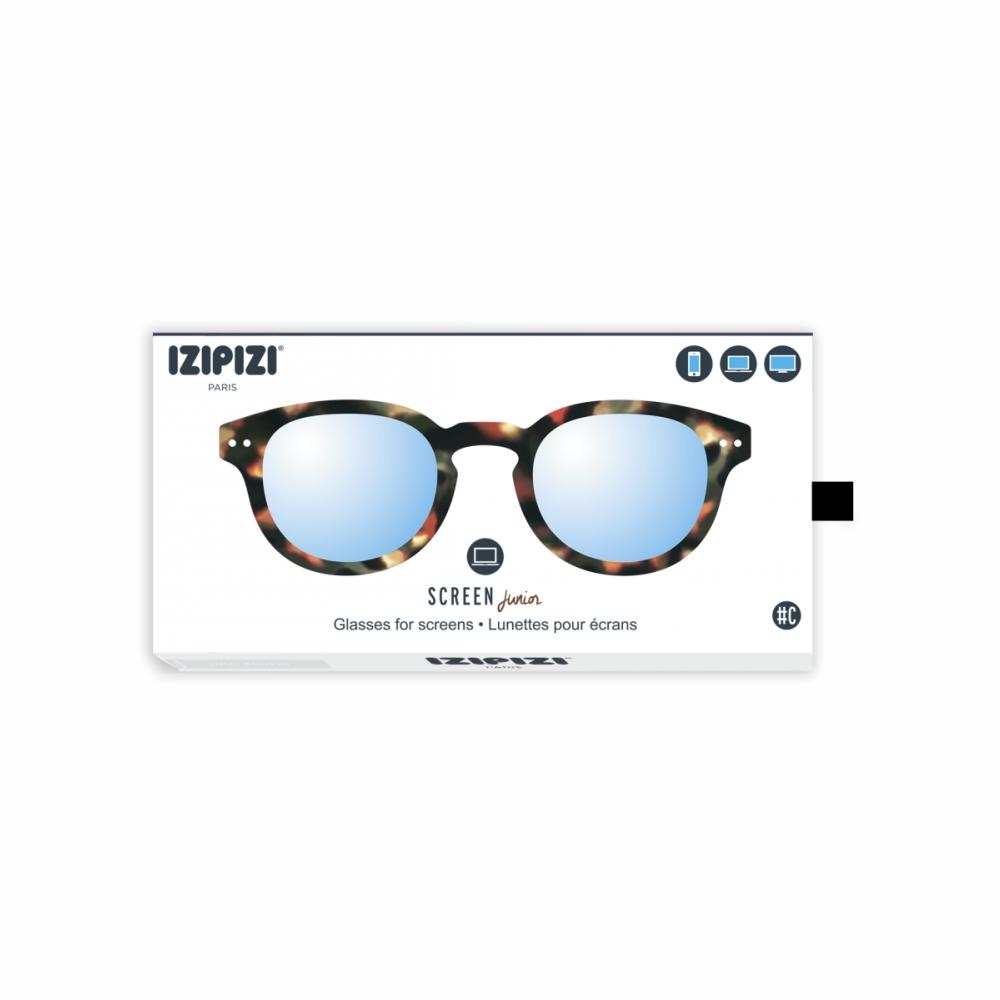 Load image into Gallery viewer, IZIPIZI PARIS SCREEN Glasses Junior Kids STYLE #C - Tortoise (3-10 YEARS) **CLEARANCE**