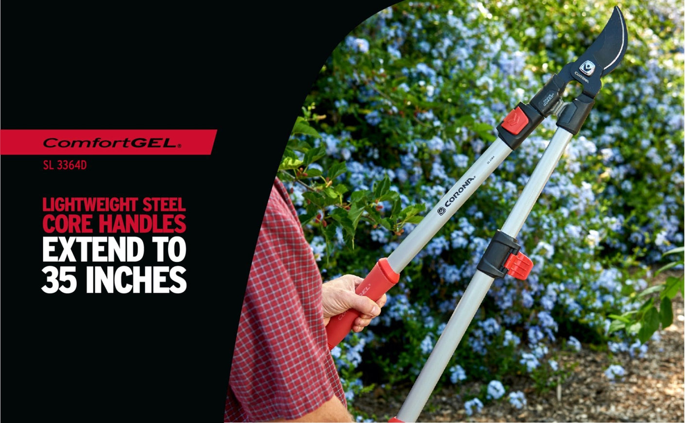 Load image into Gallery viewer, CORONA ComfortGEL Extendable Bypass Lopper - 1 + 1/2 inch