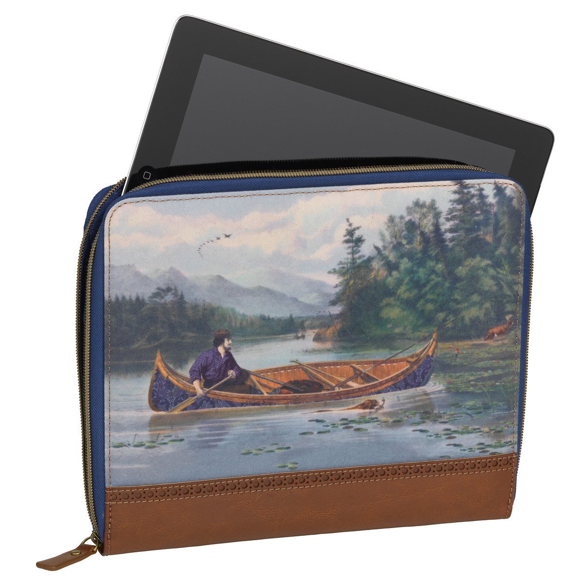 TED BAKER Mens Tablet Sleeve / Laptop bag - Canoe