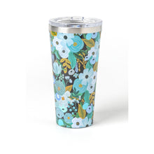 Load image into Gallery viewer, CORKCICLE x RIFLE PAPER CO. Stainless Steel Insulated Tumbler 16oz (470ml) - Garden Party Blue **CLEARANCE**