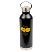 Load image into Gallery viewer, POLER Insulated Water Bottle 591ml Black