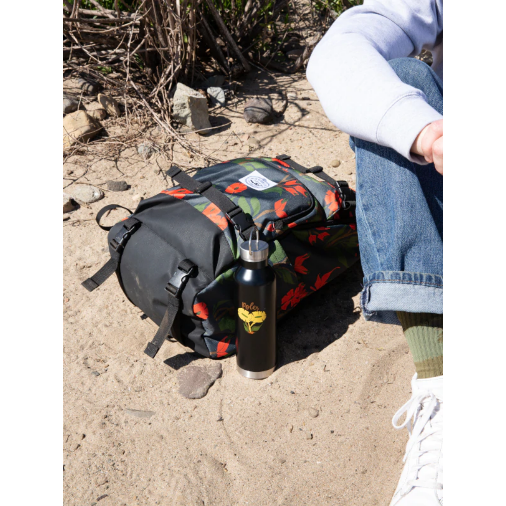 Load image into Gallery viewer, POLER Insulated Water Bottle 591ml Black **Limited Stock**