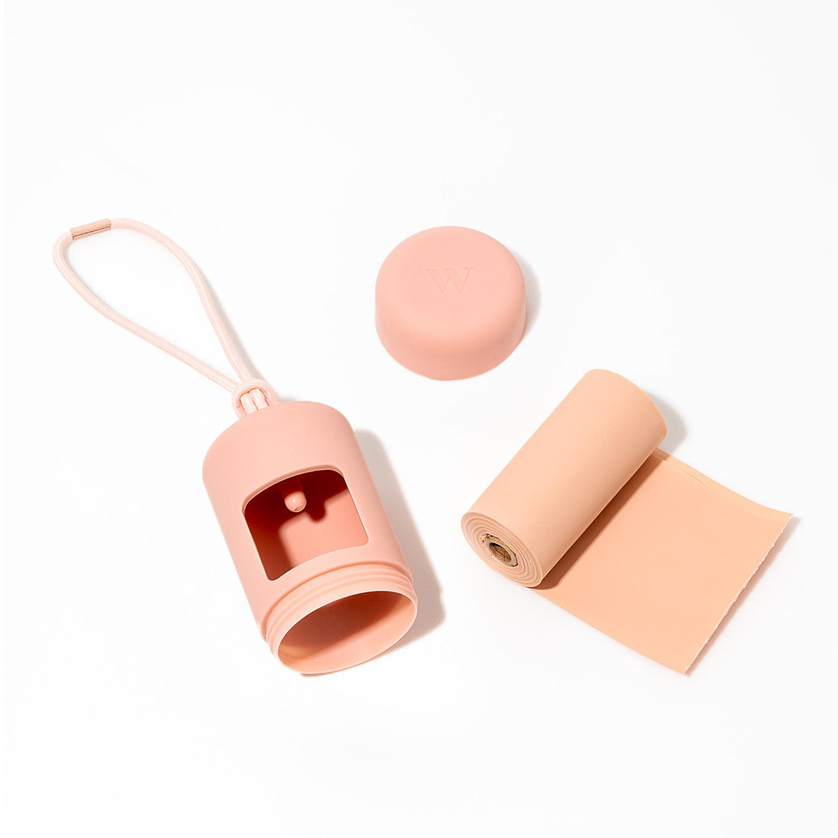 Load image into Gallery viewer, WILD ONE Dog Poop Bag Carrier - Blush Pink **CLEARANCE**