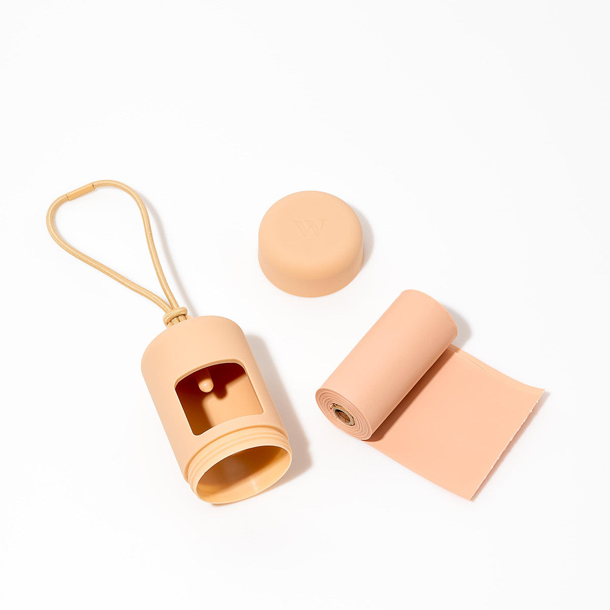 Load image into Gallery viewer, WILD ONE Dog Poop Bag Carrier - Tan **CLEARANCE**