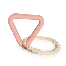 Load image into Gallery viewer, WILD ONE Dog Toy Triangle Tug - Blush Pink