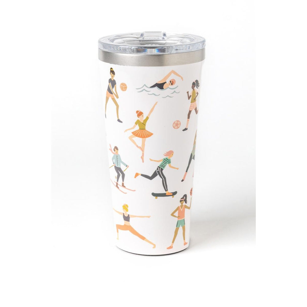 Load image into Gallery viewer, CORKCICLE x RIFLE PAPER CO. Stainless Steel Insulated Tumbler 16oz (475ml) - Sports Girls **Limited Stock**