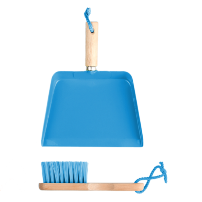 ESSCHERT DESIGN Children's Dustpan & Broom - Blue