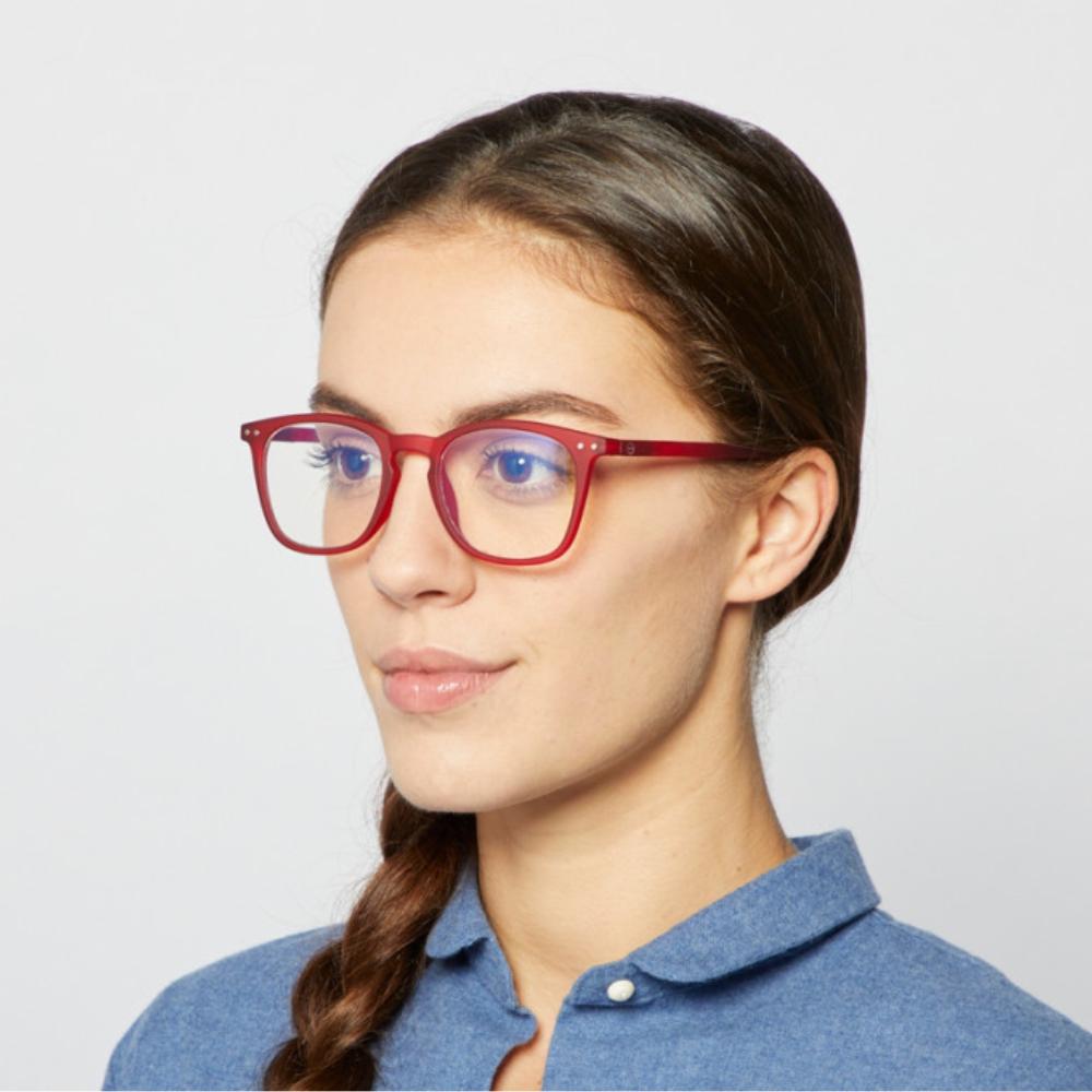 Load image into Gallery viewer, IZIPIZI PARIS Adult SCREEN Glasses - STYLE #E - Red **CLEARANCE**