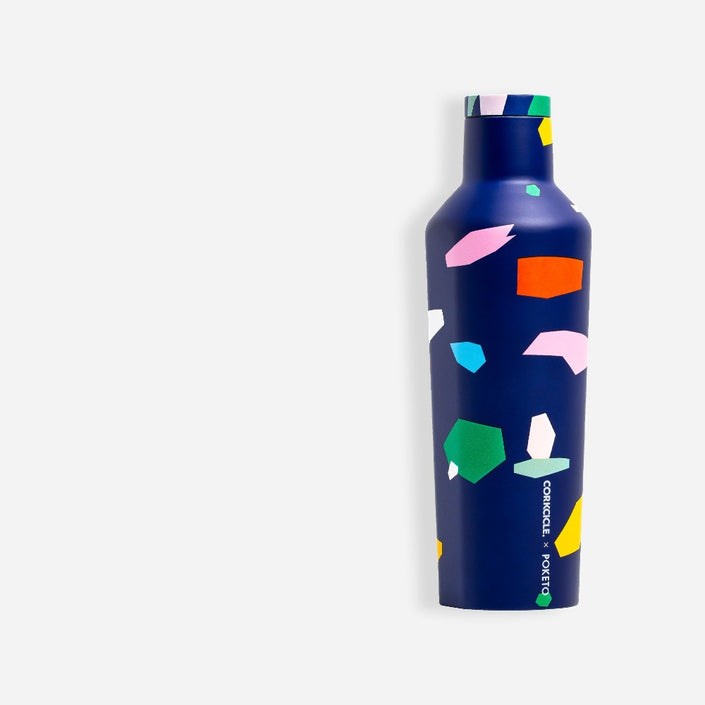 Poketo Canteen 475ml - Confetti Insulated Stainless Steel Bottle