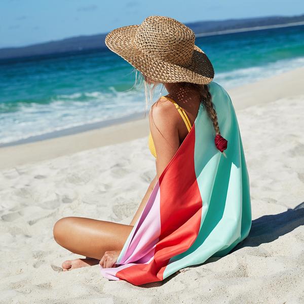 Load image into Gallery viewer, DOCK & BAY x TED KELLEY Quick-dry Beach Towel 100% Recycled Street Art Collection - Enjoy The Ride