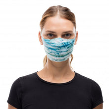 Load image into Gallery viewer, BUFF Filter Face Mask Adult - Makrana Sky Blue