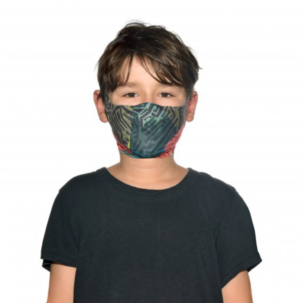 Load image into Gallery viewer, BUFF Filter Face Mask Junior / Child - Stony Green Kids **Limited Stock**