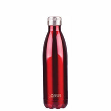 Load image into Gallery viewer, OASIS Water Bottle 500ml Stainless Insulated- Red