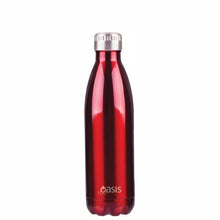 Load image into Gallery viewer, OASIS Water Bottle 500ml Stainless Insulated- Red **CLEARANCE**