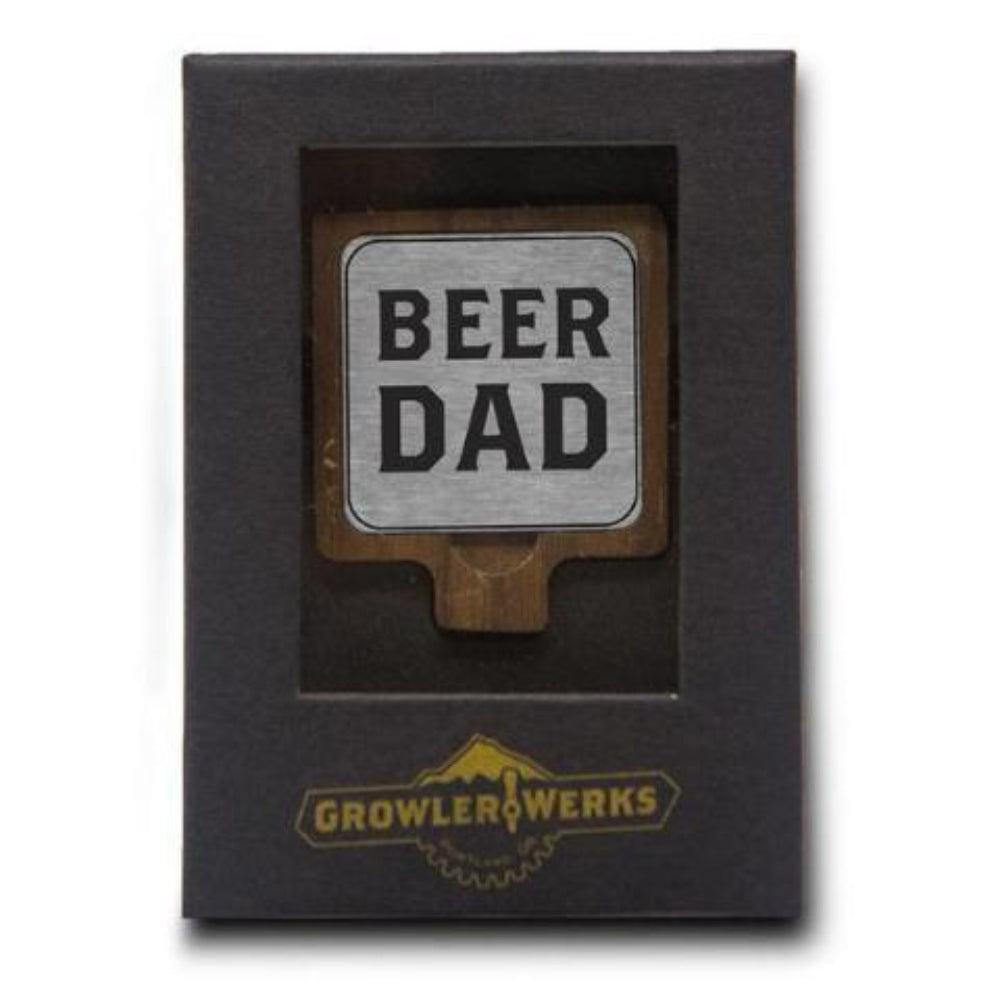 Load image into Gallery viewer, GROWLERWERKS uKeg "BEER DAD" Beer Growler Tap Handle