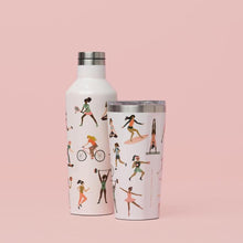 Load image into Gallery viewer, CORKCICLE x RIFLE PAPER CO. Stainless Steel Insulated Canteen 16oz (470ml) - Sports Girls **CLEARANCE**